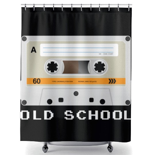 Old School Shower Curtains