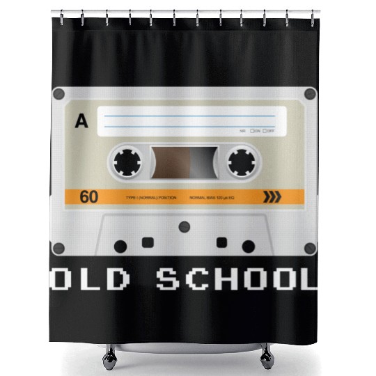 Old School Shower Curtains
