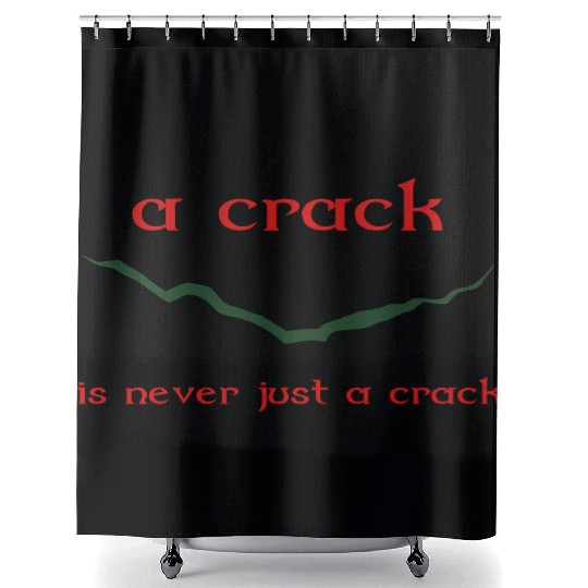 Dr Who Crack Shower Curtains