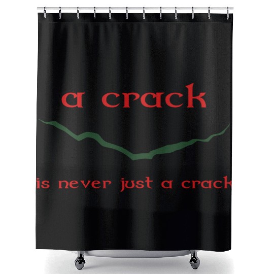 Dr Who Crack Shower Curtains