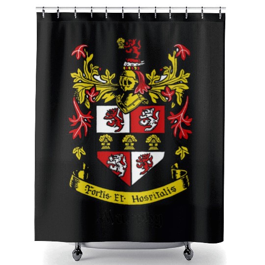 Murphy Family Crest Shield Shower Curtains