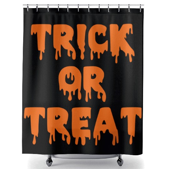 Trick or treat Shower Curtains