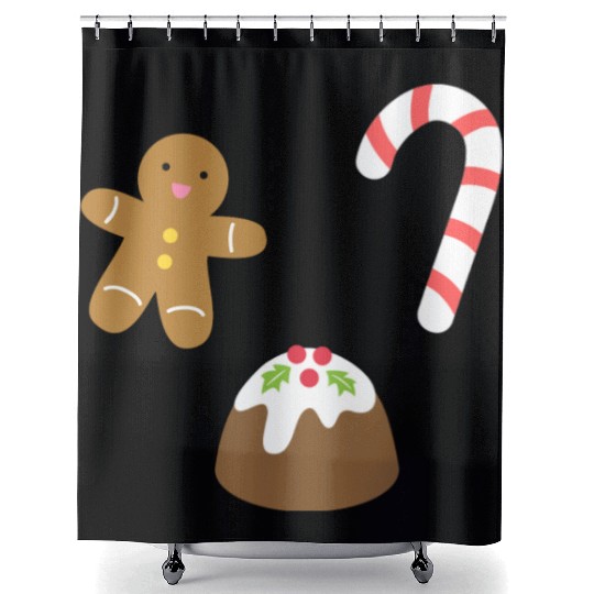 Favourite Christmas Goodies Shower Curtains