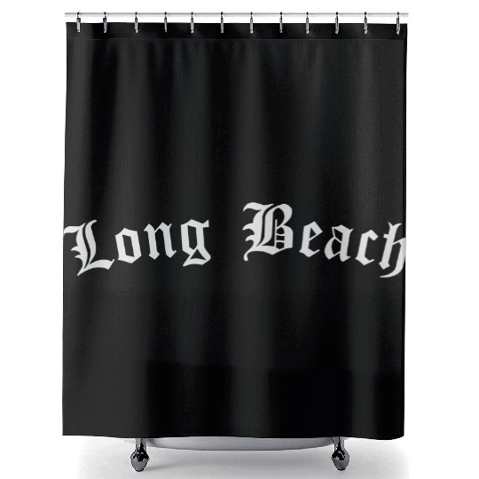 Long Beach Shower Curtains