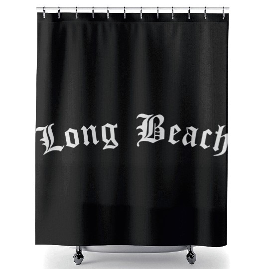 Long Beach Shower Curtains