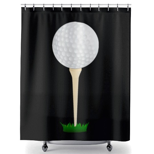 Golf Ball Shower Curtains