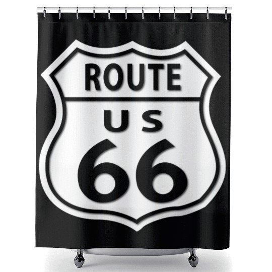 Route 66 Shower Curtains