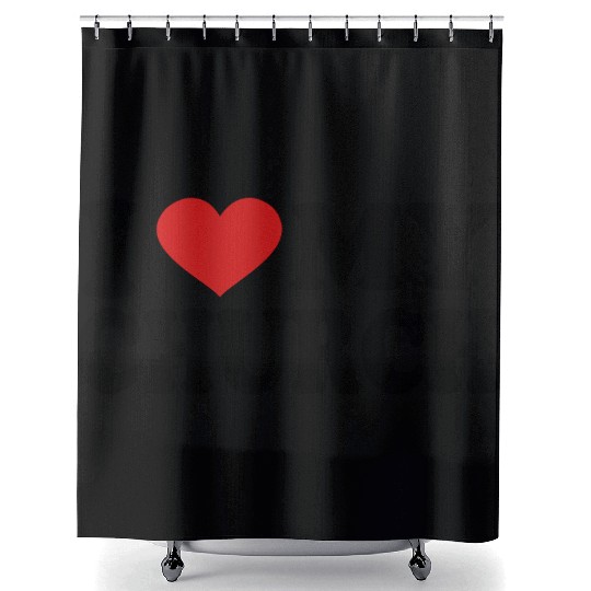 I Love my church Shower Curtains