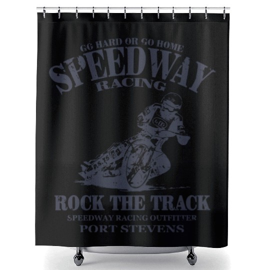 Speedway Racing Shower Curtains