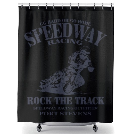 Speedway Racing Shower Curtains