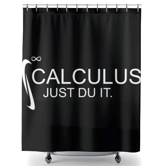Calculus Just Du It Math Shower Curtains