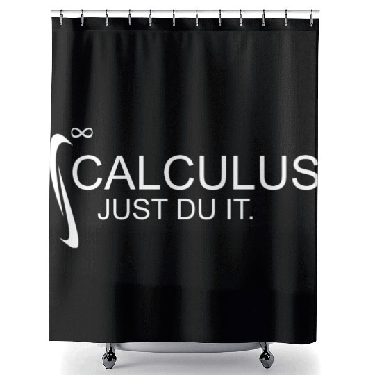 Calculus Just Du It Math Shower Curtains