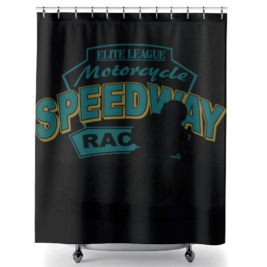 Speedway Racing Shower Curtains
