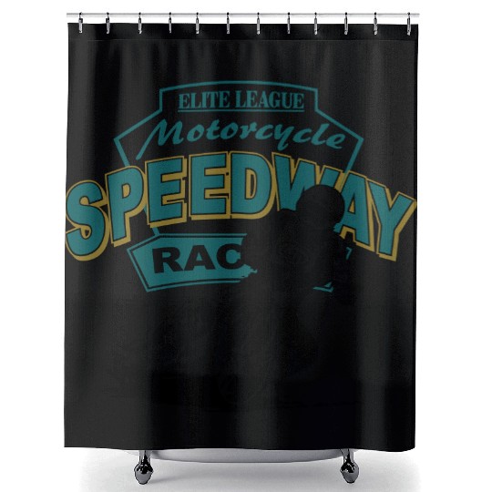 Speedway Racing Shower Curtains
