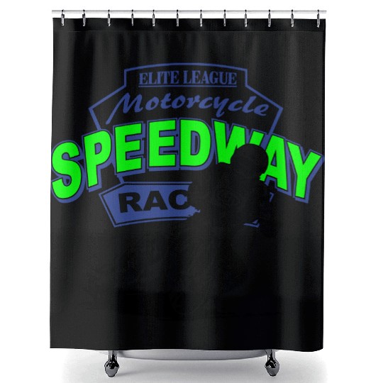 Speedway Racing Shower Curtains