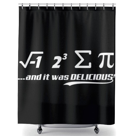 PI-IT WAS DELICIOUS Shower Curtains