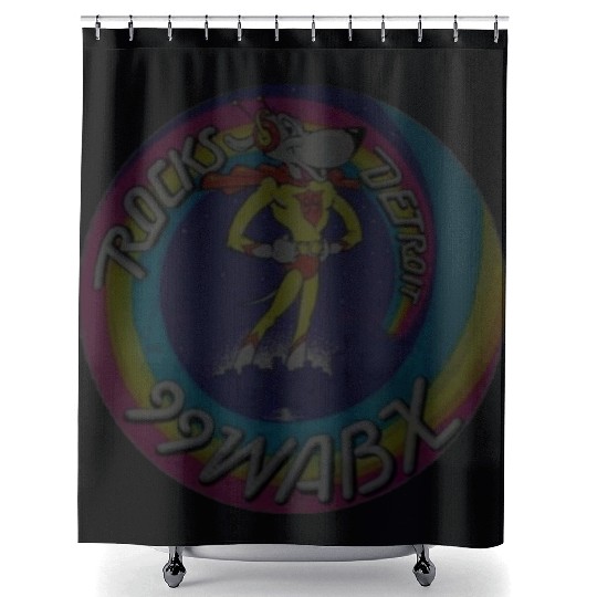 99 WABX Detroit Radio Shower Curtains