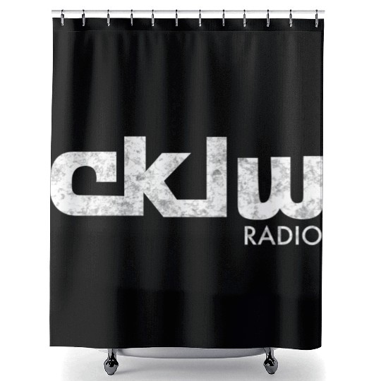 CKLW Detroit Vintage Radio Shower Curtains