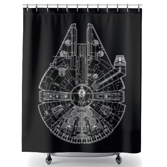 Star wars - Awesome Shower Curtains for Han solo fans