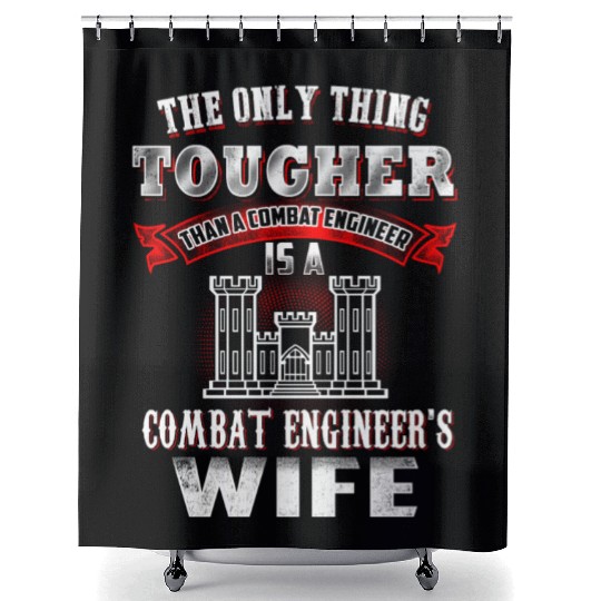 combat engineer, us army combat engineer, army com Shower Curtains