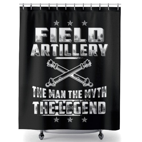 field artillery, us army field artillery, Field Ar Shower Curtains
