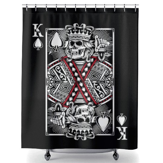 King Of Hearts Shower Curtains