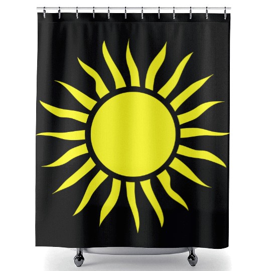 Blazing sun 2 Shower Curtains