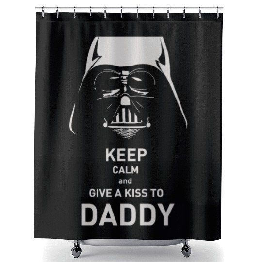 Funny Star Wars Darth Vader father's day gift Shower Curtains
