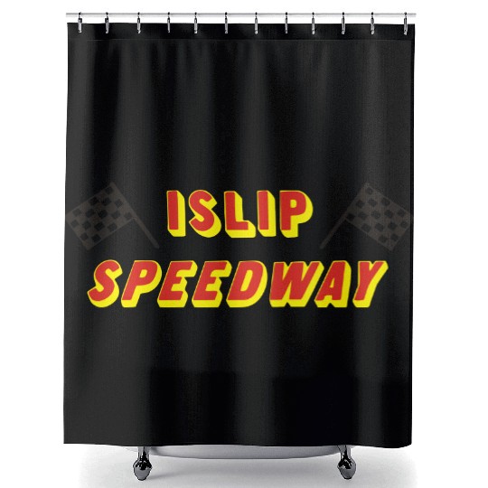Islip Speedway Shower Curtains