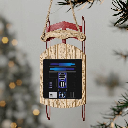 R2D2 Sled Ornaments