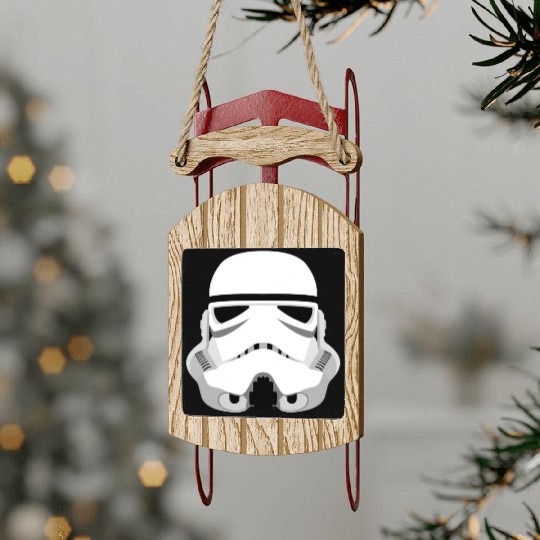 Stormtrooper Helmet Sled Ornaments