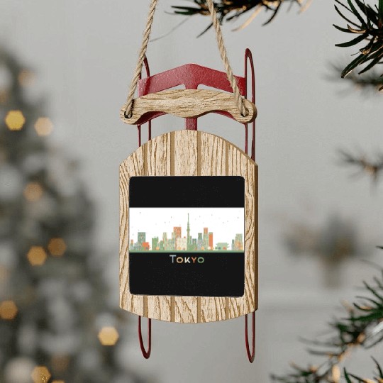 tokyo Sled Ornaments