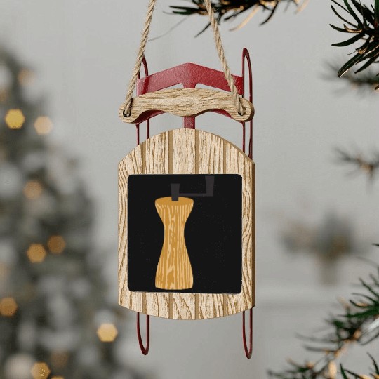 pepper grinder Sled Ornaments