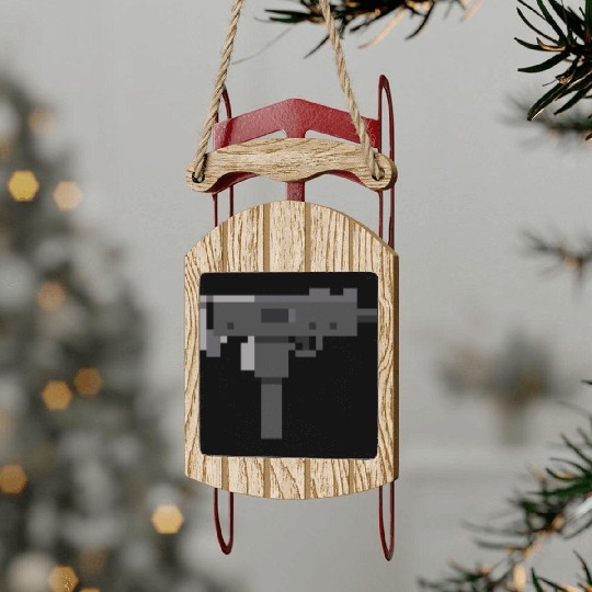 pixel gun Sled Ornaments