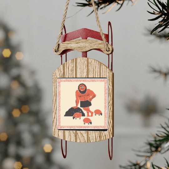 Cyclops Sled Ornaments