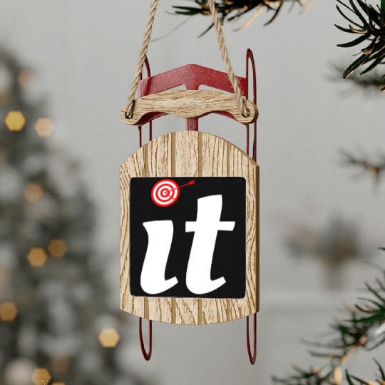 Bullseye Target Archery Shooting Dart Gift Sled Ornaments