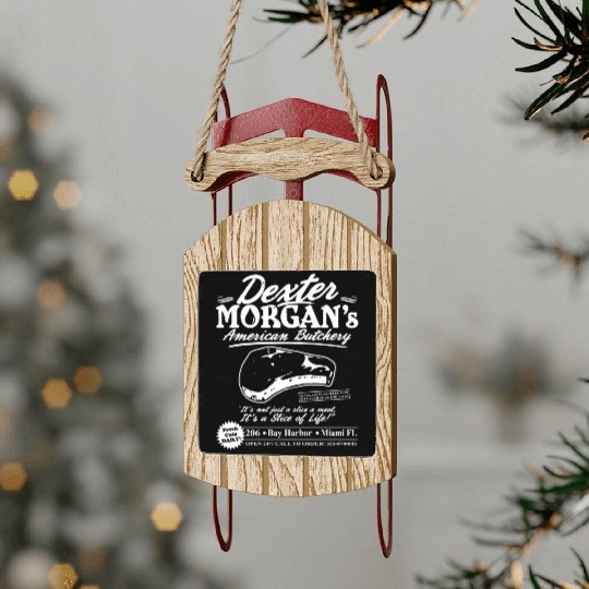 Dexter morgan - Dexter morgan - dexter morgan's Sled Ornaments
