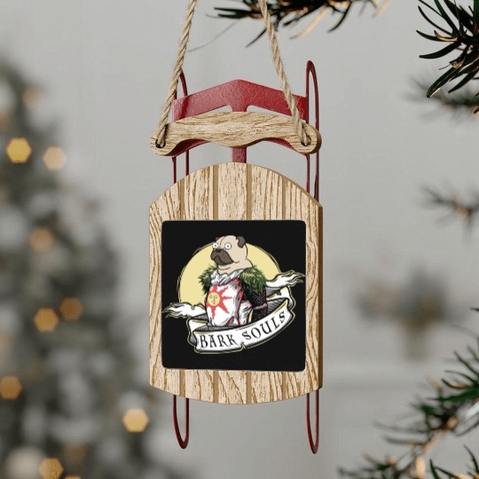 Bark Souls Sled Ornaments - Pug Solaire - Dark Souls