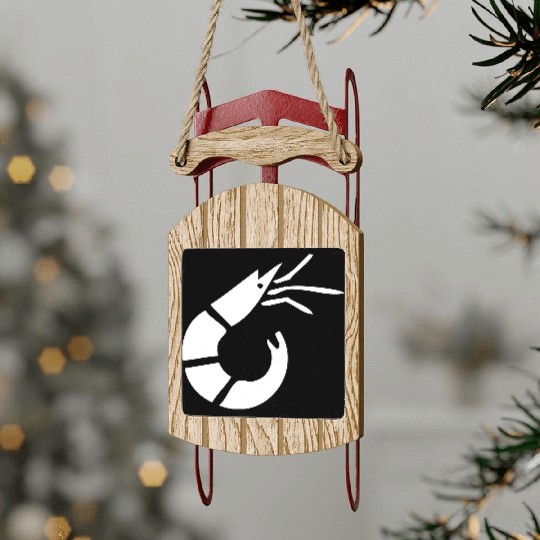 Shrimp Sled Ornaments
