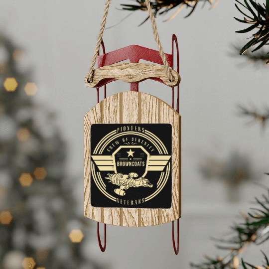 Crew of Serenity Firefly Sled Ornaments