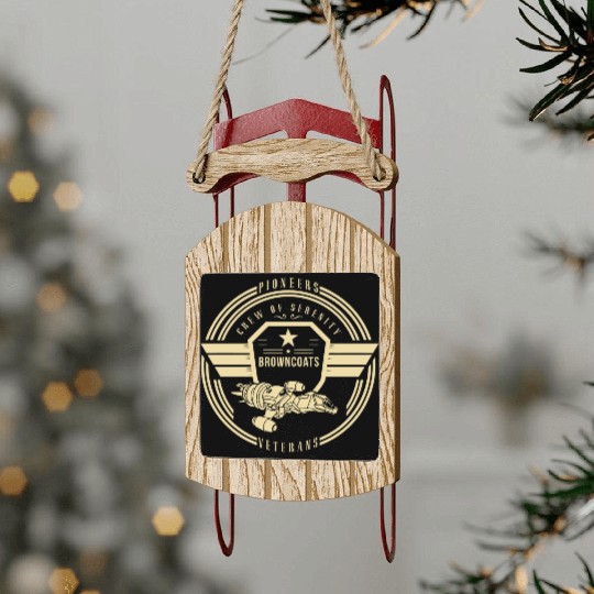 Crew of Serenity Firefly Sled Ornaments