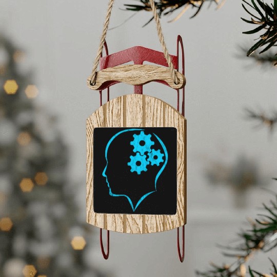 psychology Sled Ornaments