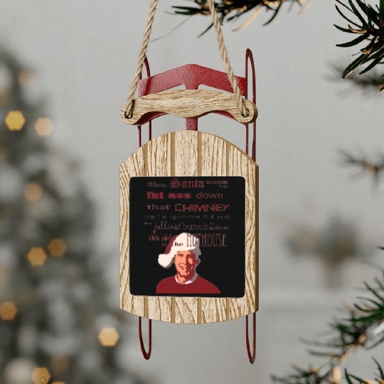 Clark Griswold Sled Ornaments