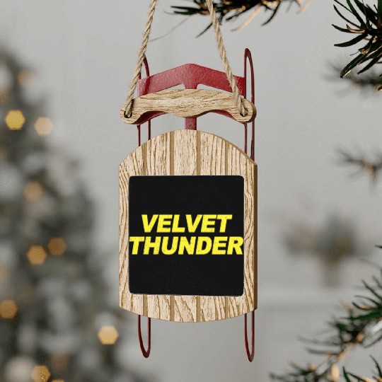 Velvet Thunder Brooklyn Nine Nine B99 Quotes Sled Ornaments