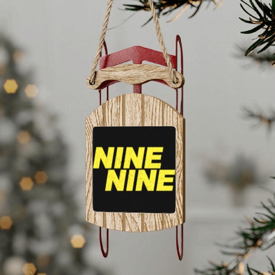 Brooklyn Nine Nine Sled Ornaments - Broklyn 99 Quotes Sled Ornaments