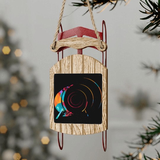 Drum n Bass Sled Ornaments