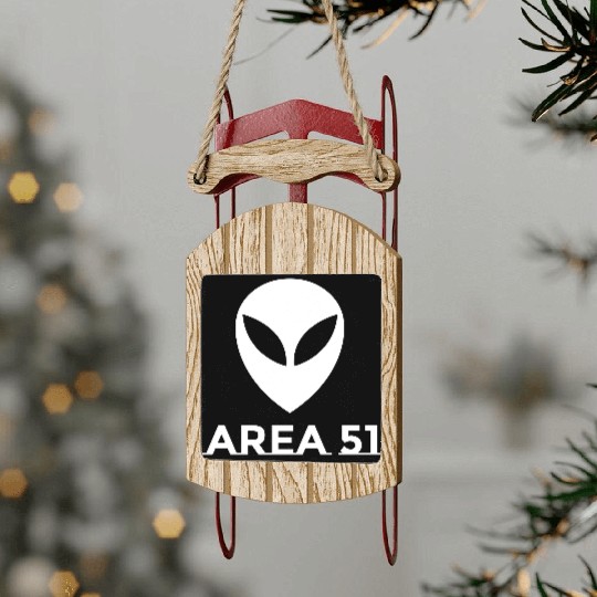 Area 51 Sled Ornaments