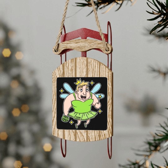 Tooth Fairy tales funny mouth Magic Kids Gift Sled Ornaments