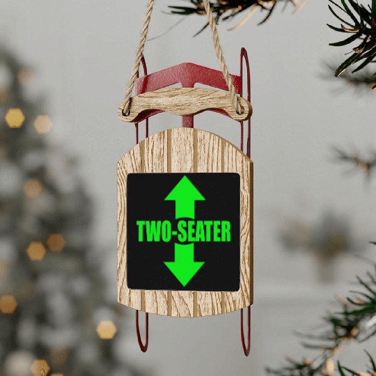 two seater Sled Ornaments
