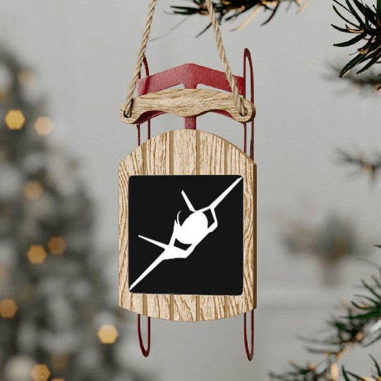 F-35 Lightning II Military Fighter Jet Aircraft Sled Ornaments